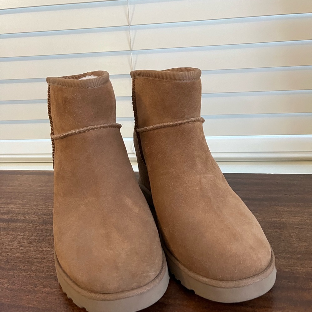 Ugg Wedges- fleece lined, comfortable, cozy, stylish